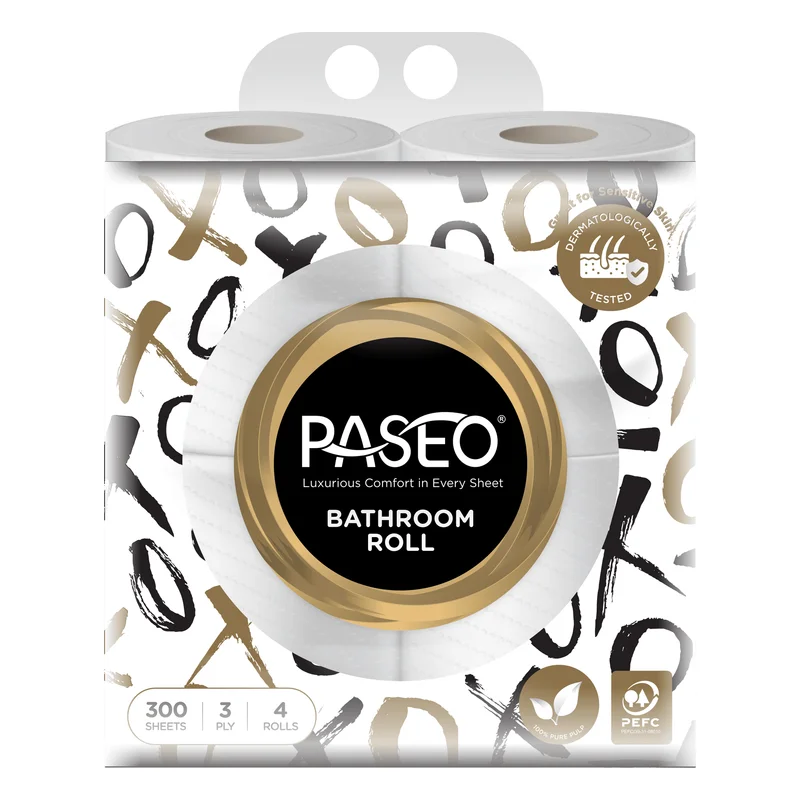 Paseo Luxurious Bathroom Rolls - 3 Ply