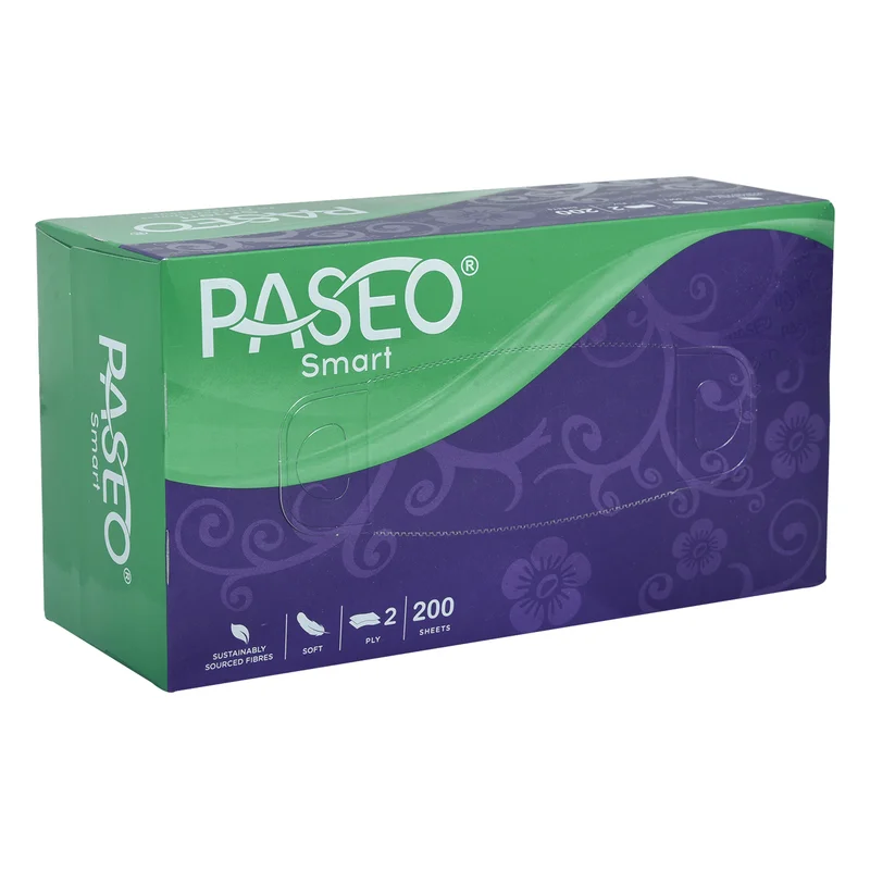 Paseo Smart Facial Tissues - 2 Ply