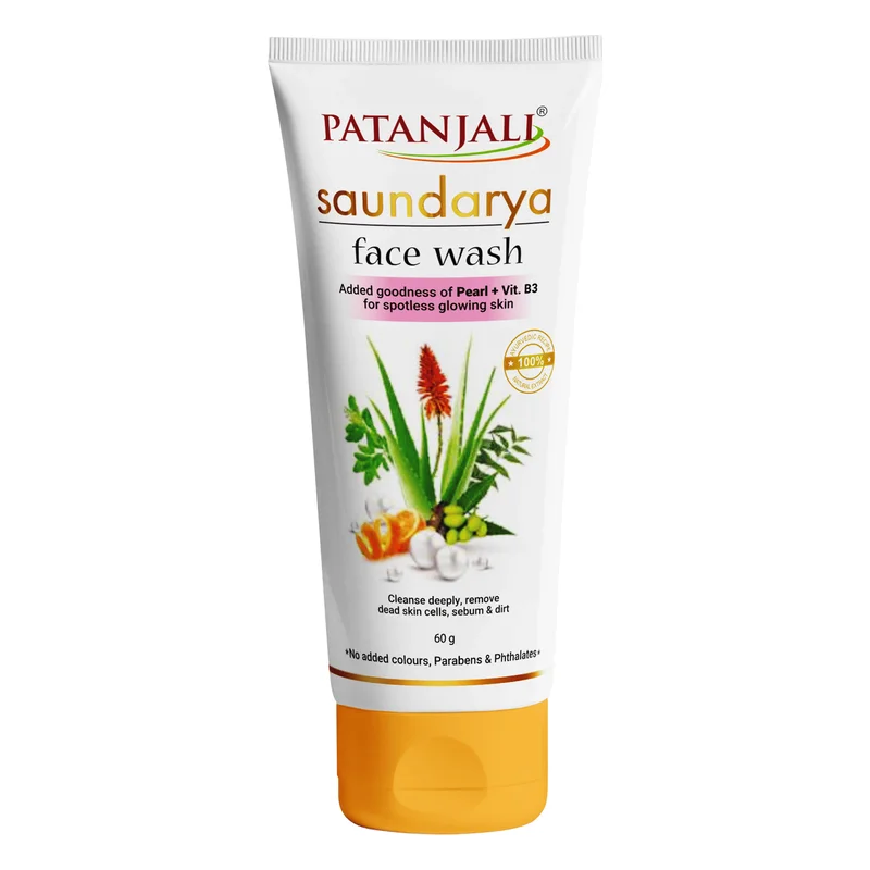 Patanjali Saundarya Neem Tulsi Face Wash