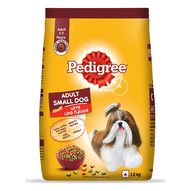 Pedigree Adult Small Breed Dry Dog Food - Lamb & Vegetables