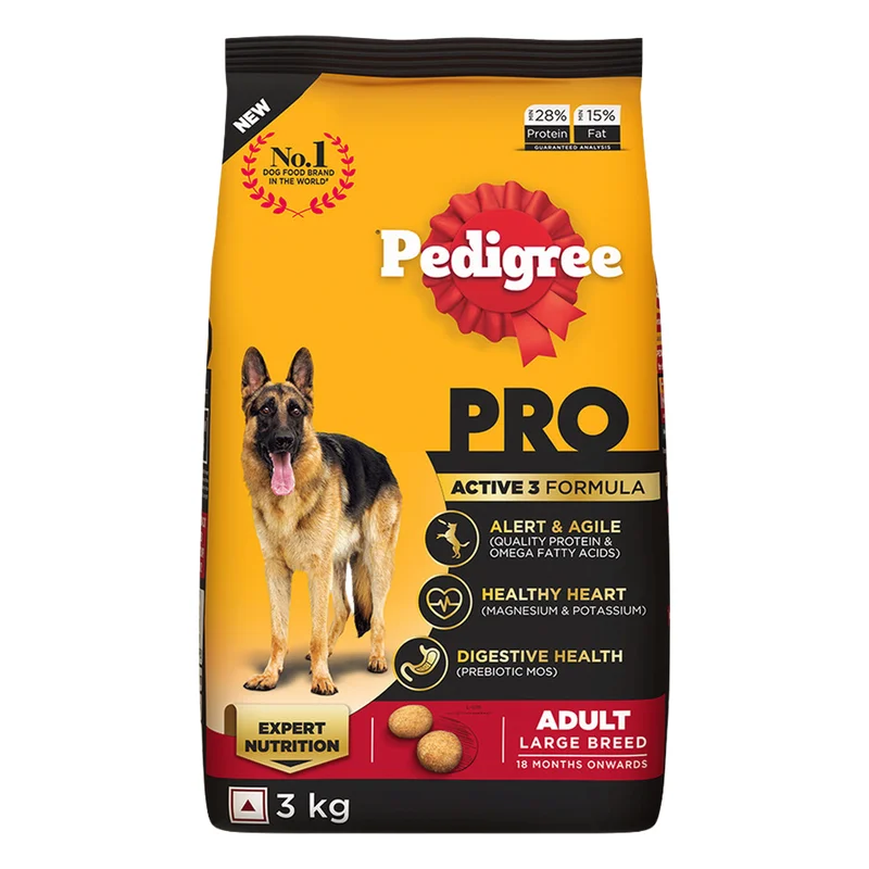 Pedigree PRO Adult Large Breed Dry Dog Food