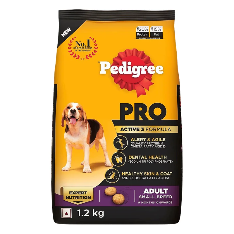 Pedigree PRO Adult Small Breed Dry Dog Food