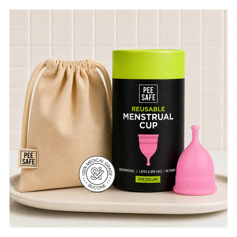 Pee Safe Reusable Menstrual Cup - Medium