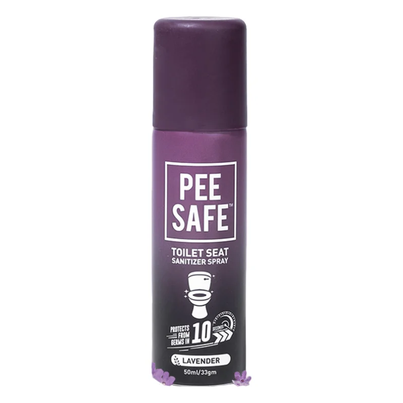 Pee Safe Toilet Seat Sanitizer Spray - Lavender