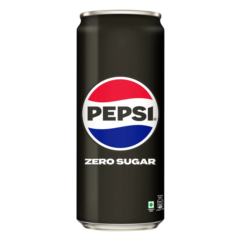 Pepsi Black Zero Sugar Soft Drink Can