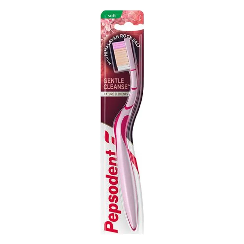 Pepsodent Gentle Cleanse Toothbrush With Himalayan Rock Salt - Soft