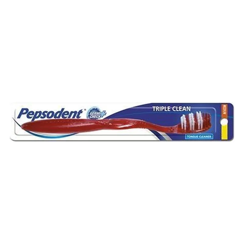 Pepsodent Germi Check Triple Clean Toothbrush - Medium