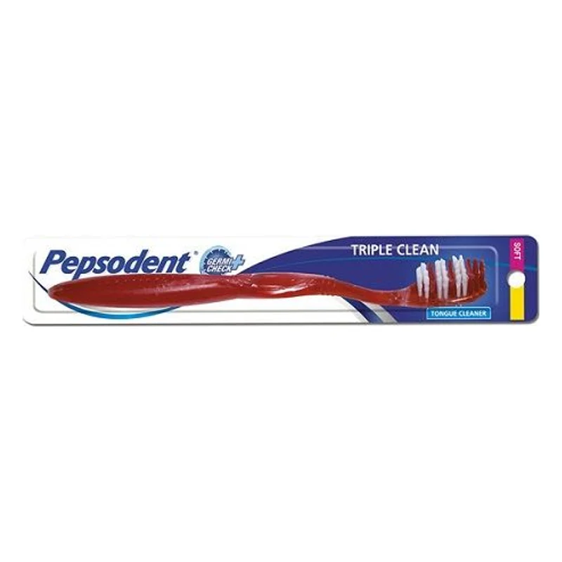 Pepsodent Germi Check Triple Clean Toothbrush - Soft