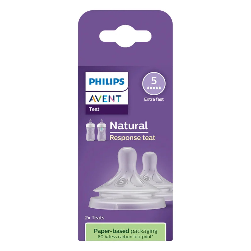 Philips Avent Natural Response Nipple - Extra Fast (6m+)