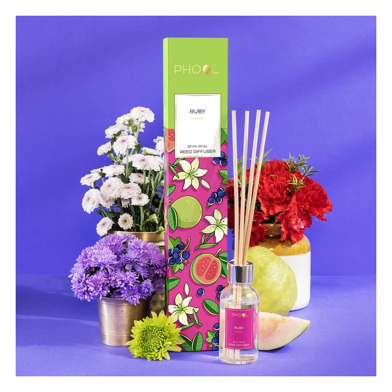 Phool Ruby Reed Diffuser Set