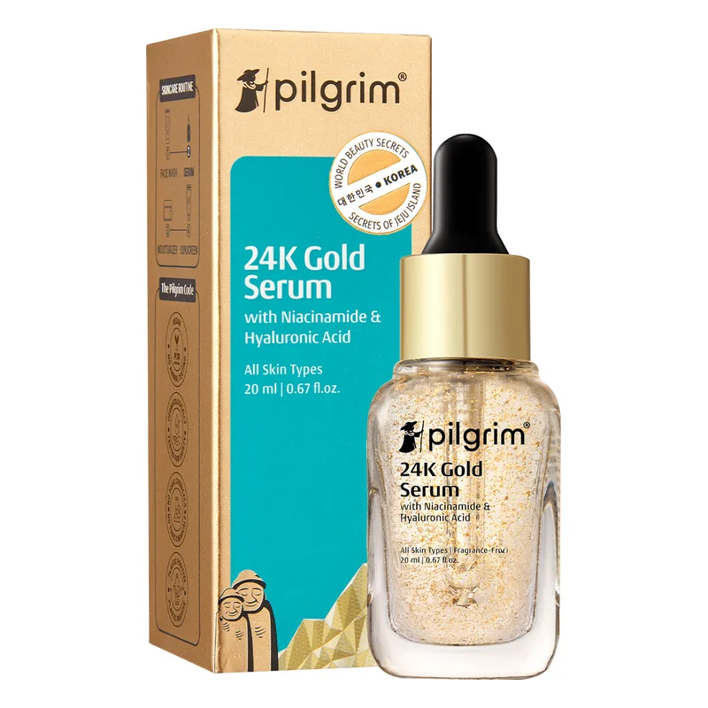 Pilgrim 24K Gold Serum With Niacinamide & Hyaluronic Acid