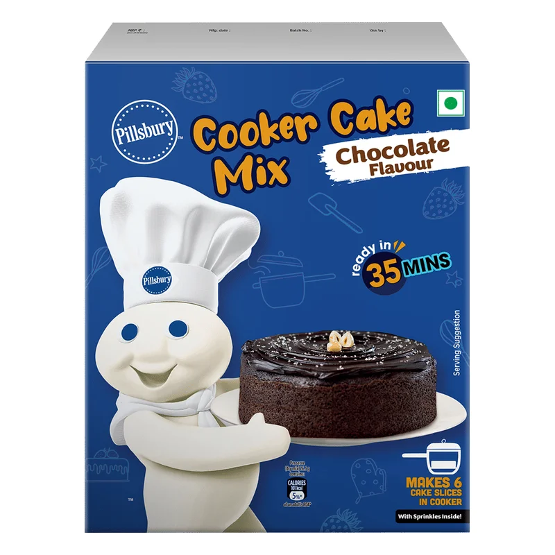Pillsbury Eggless Chocolate Cooker Cake Mix