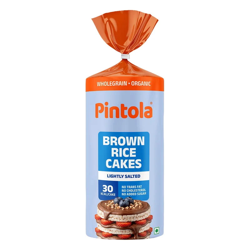 Pintola Brown Rice Cakes - Lightly Salted
