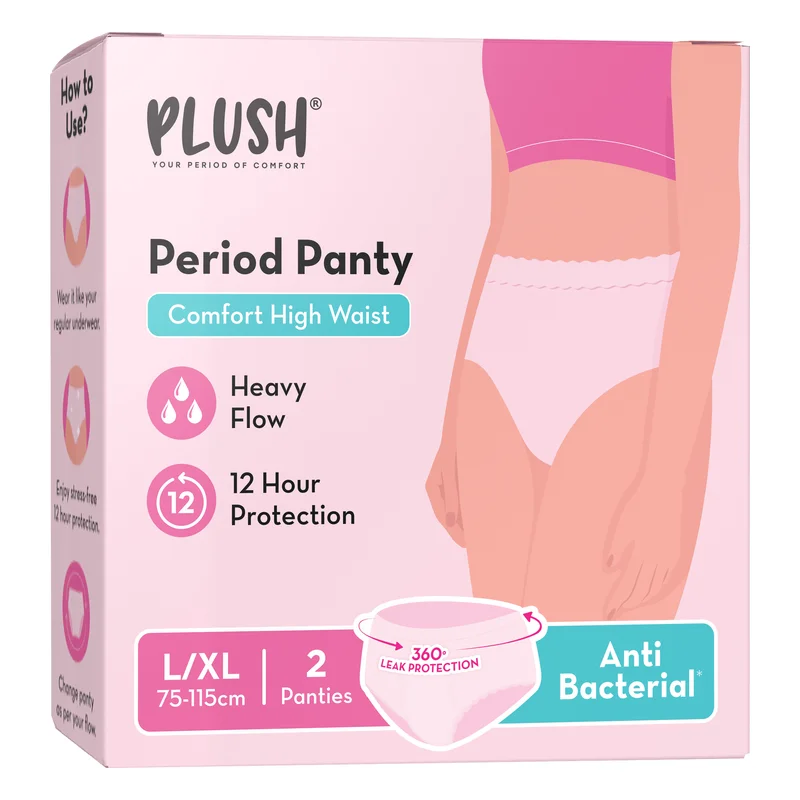 Plush High Waist Period Panty - L/XL