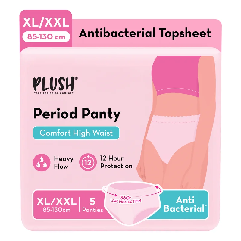 Plush High Waist Period Panty - XL/XXL