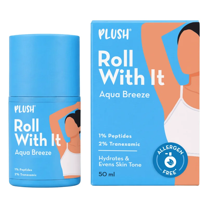 Plush Roll With It Underarm Roll On - Aqua Breeze