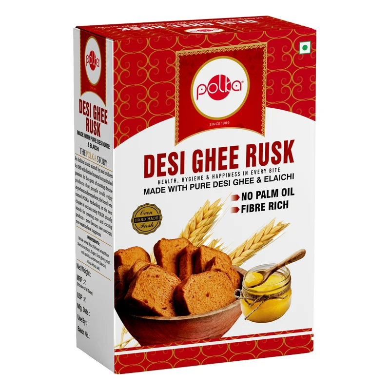 Polka Desi Ghee Rusk