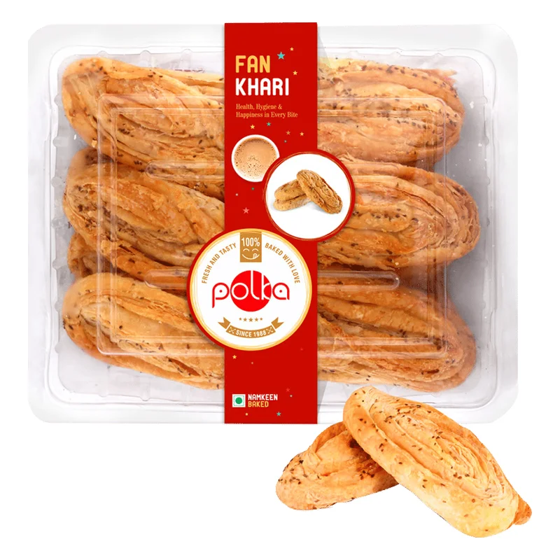 Polka Fan Khari Puff