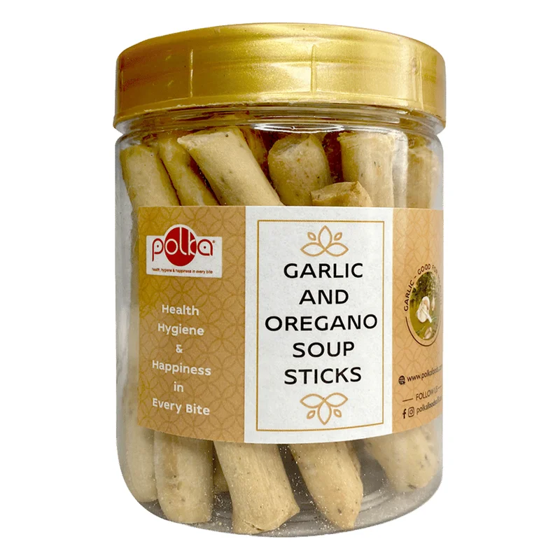 Polka Garlic & Oregano Soup Sticks