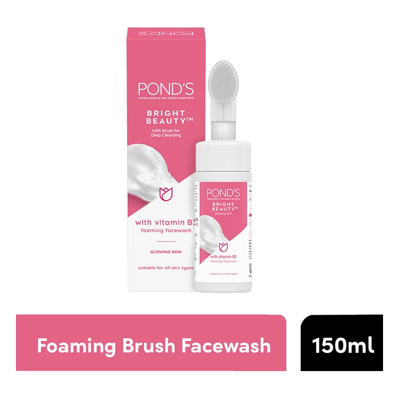 Pond's Bright Beauty Foaming Brush Face Wash