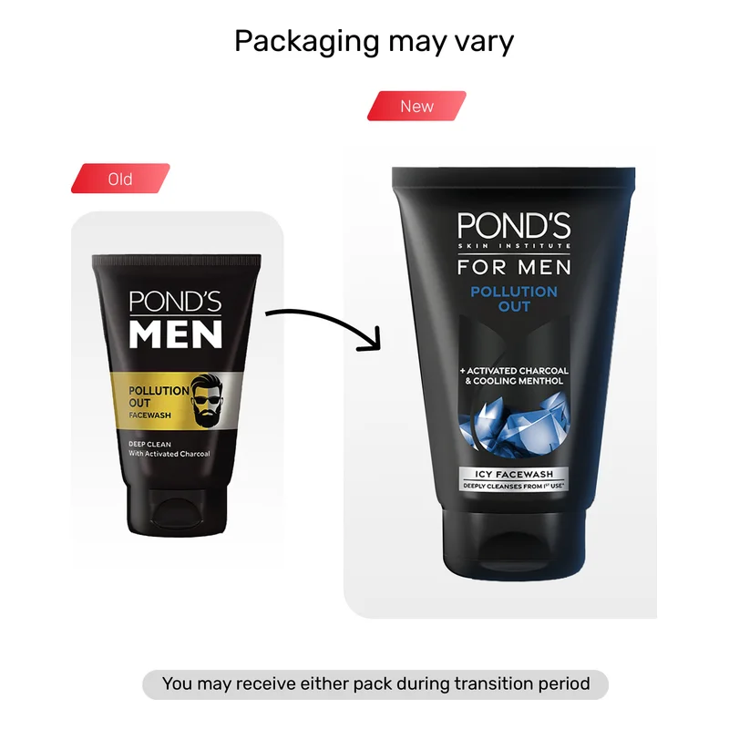 Pond's Men Pollution Out Icy Face Wash