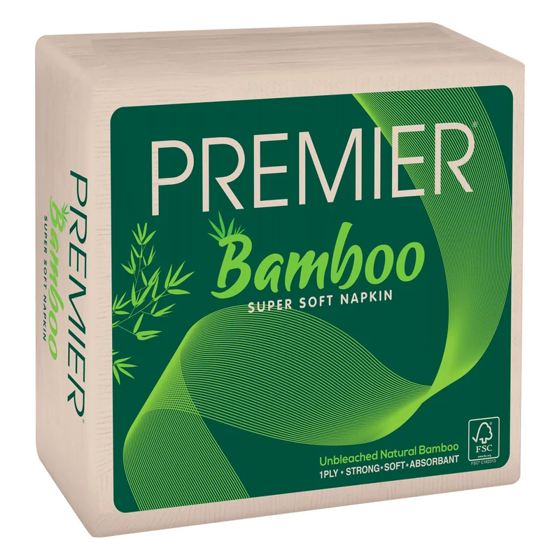 Premier Bamboo Super Soft Napkins - 2 Ply