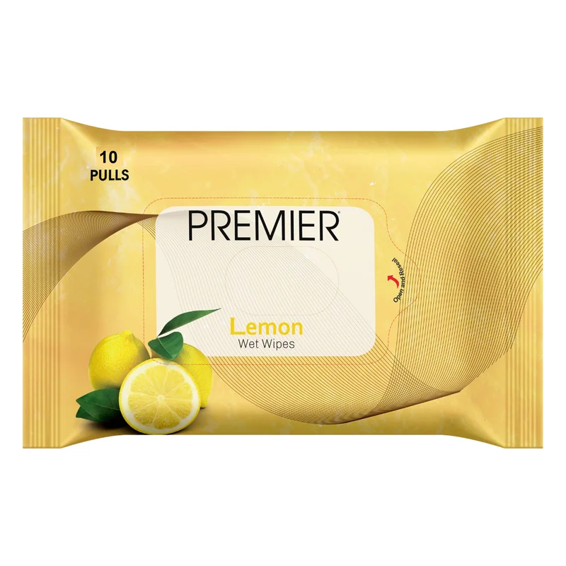 Premier Lemon Wet Wipes