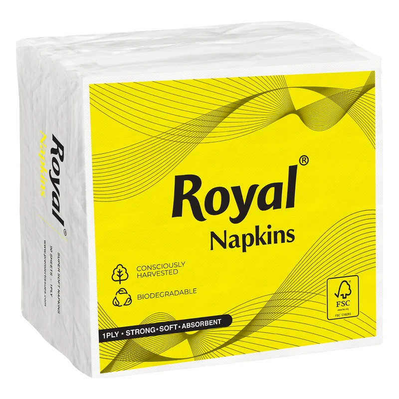 Premier Royal Tissue Napkins - 1 Ply