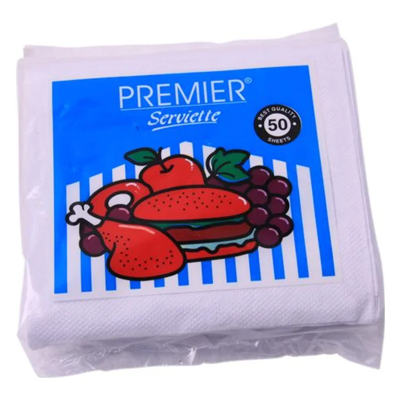 Premier Serviettes - 1 Ply