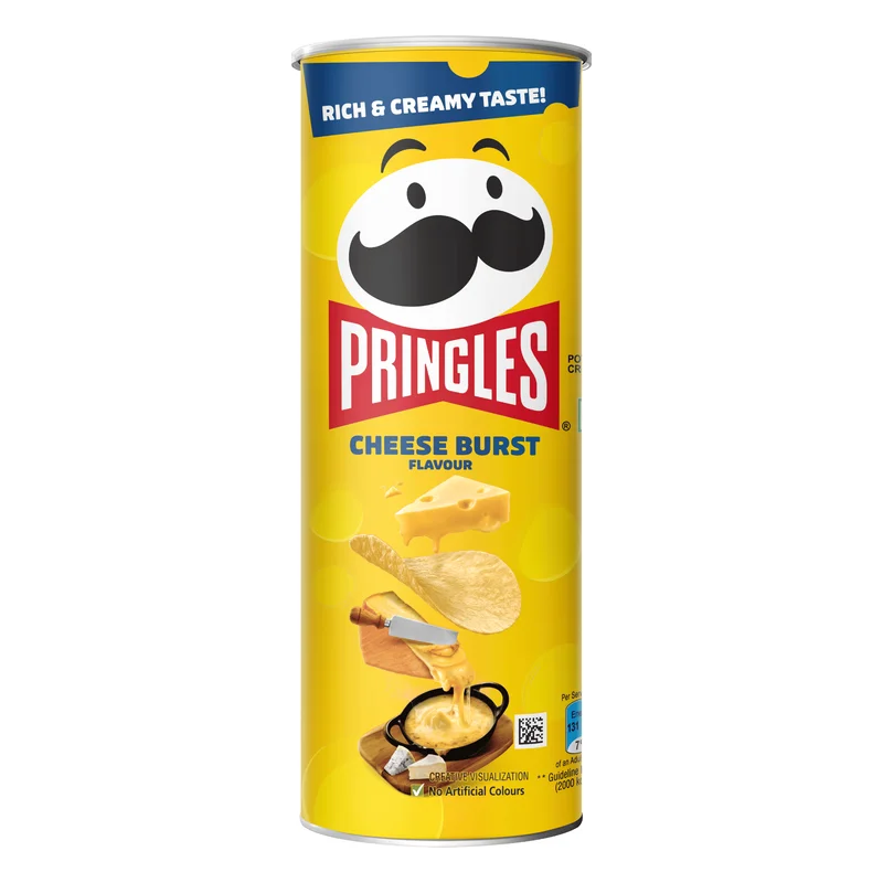 Pringles Cheese Burst Flavour Potato Crisps