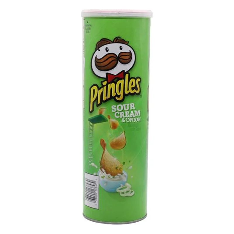 Pringles Sour Cream & Onion Potato Crisps (Imported)