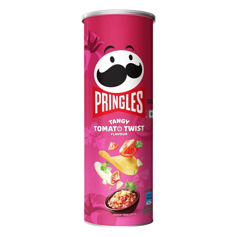 Pringles Tangy Tomato Twist Potato Chips