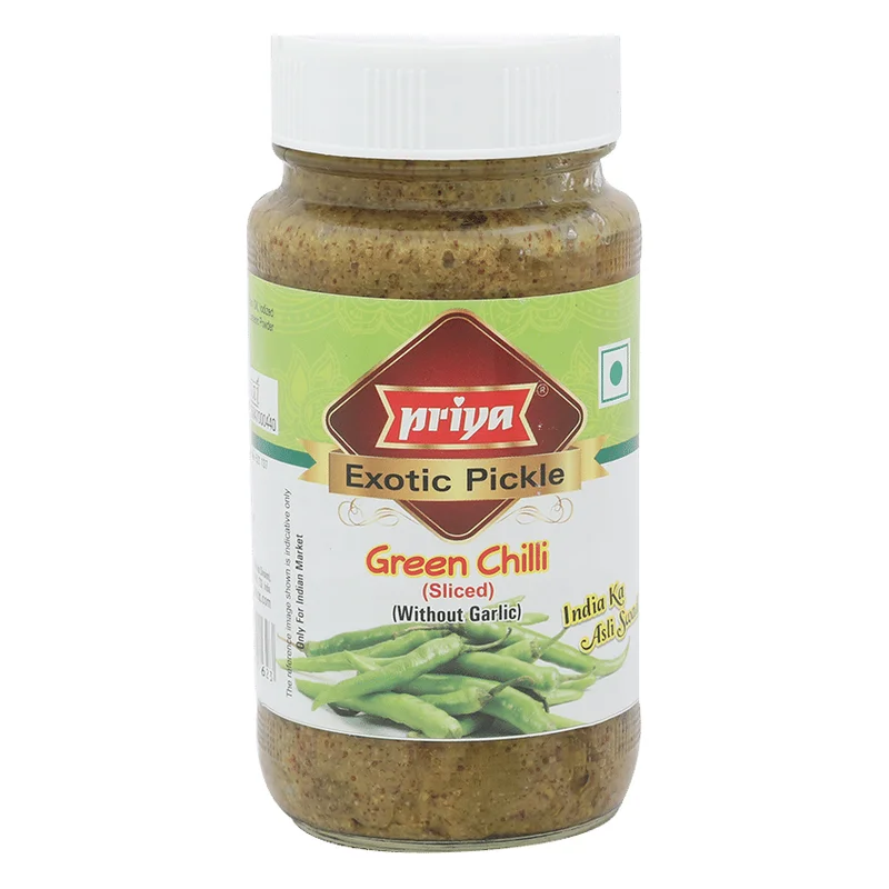 Priya Green Chilli Sliced Pickle