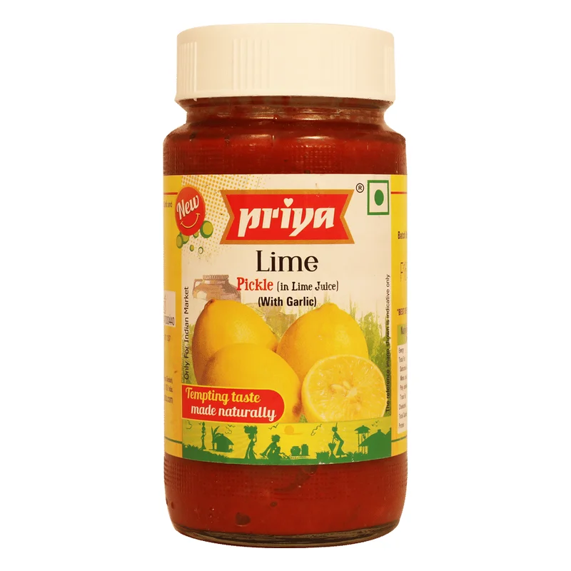 Priya Lime Pickle with Garlic