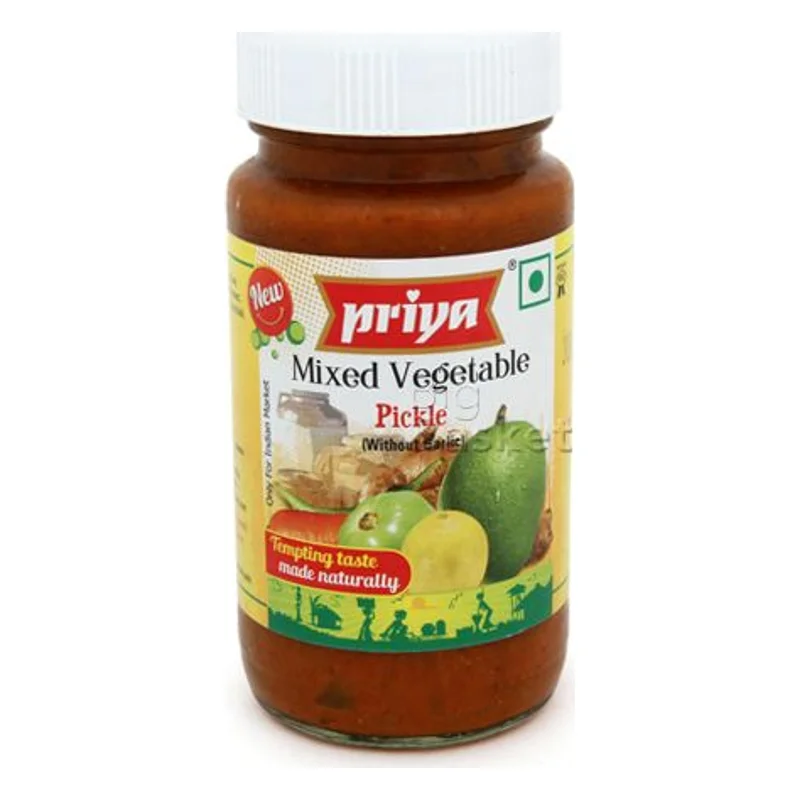 Priya Mixed Vegetable Pickle without Garlic