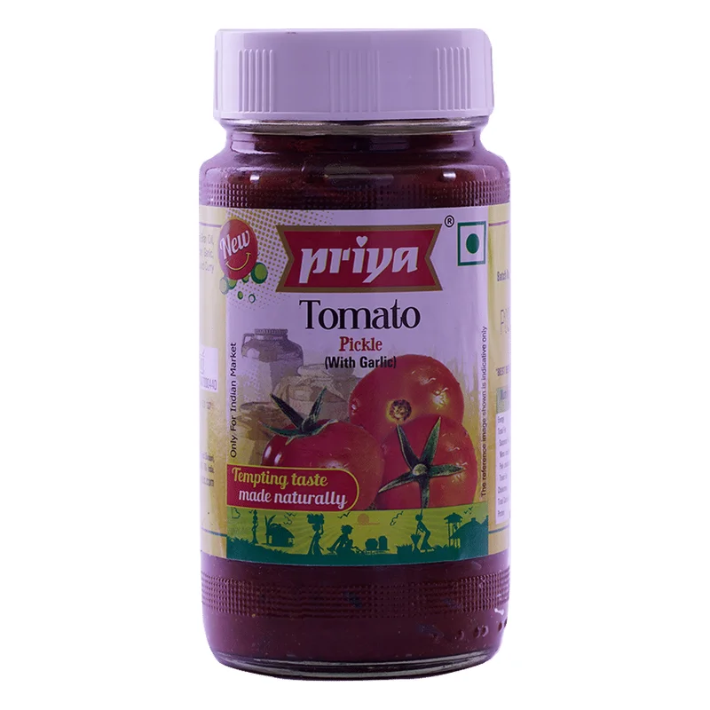 Priya Tomato Pickle with Garlic