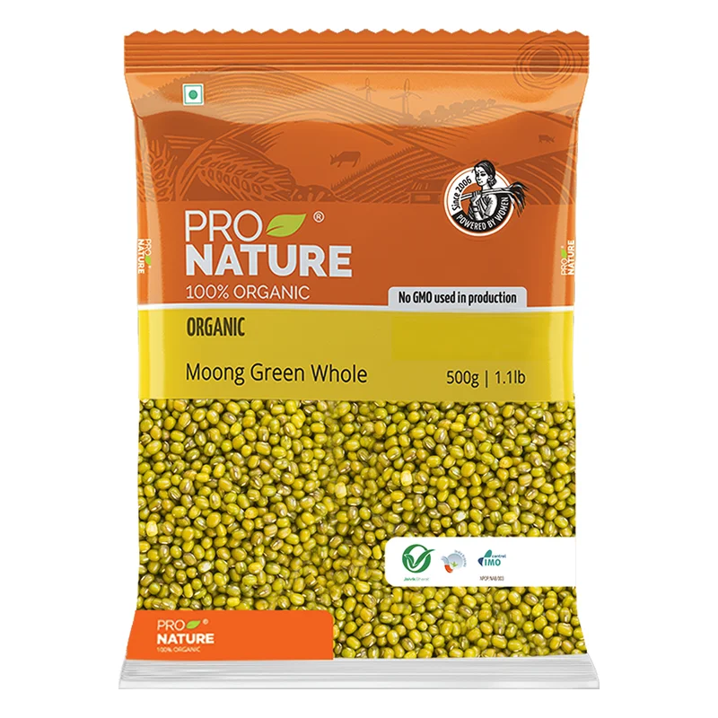Pro Nature Organic Green Moong Whole