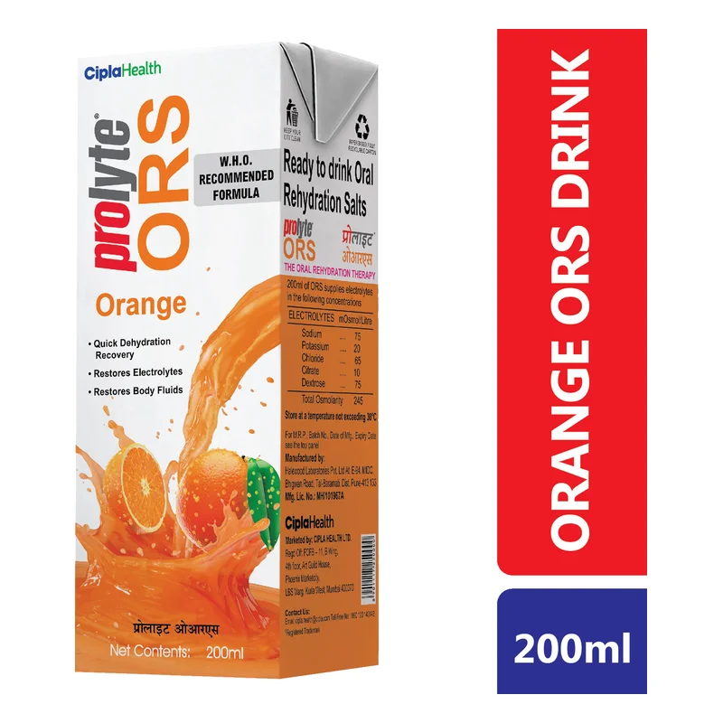 Prolyte Orange Flavour ORS Drink