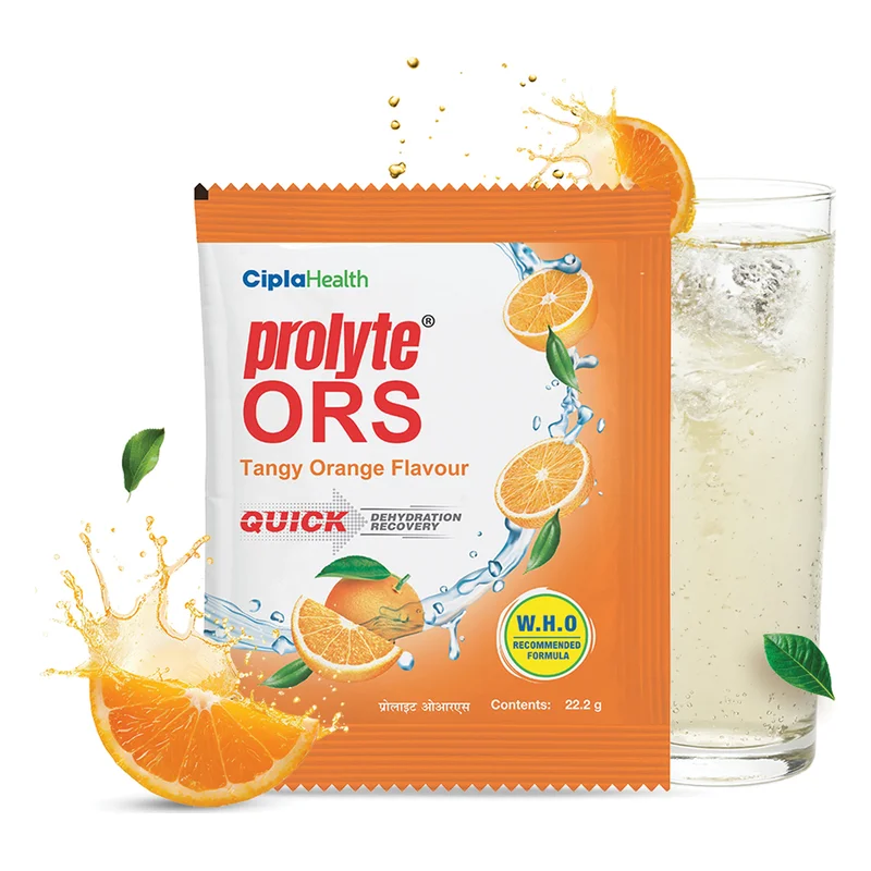 Prolyte Tangy Orange Flavour ORS Powder