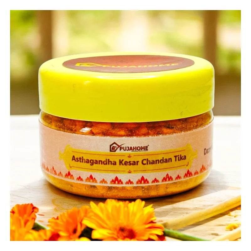 Pujahome Ashtagandha Kesar Chandan Tika Danedar