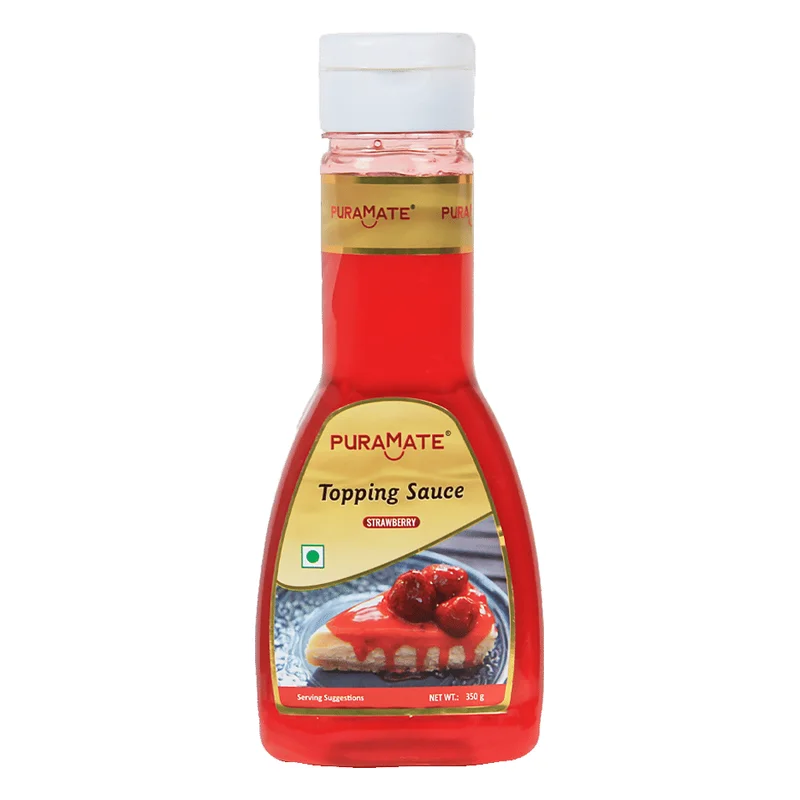 Puramate Topping Sauce - Strawberry