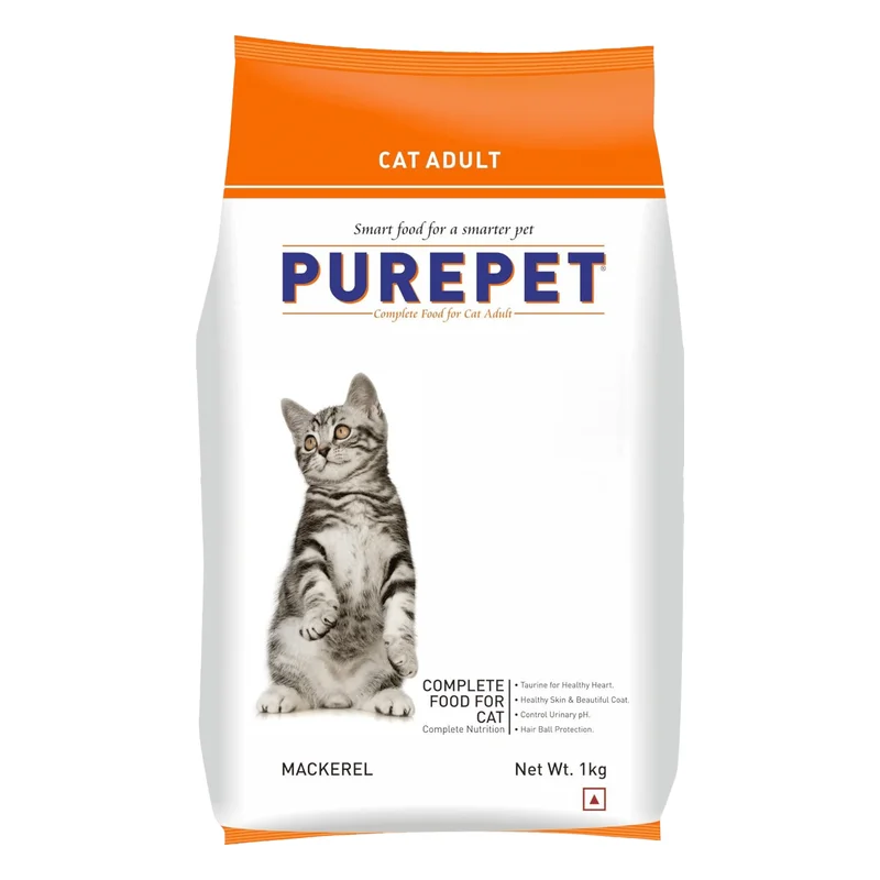 Purepet Adult Dry Cat Food - Mackerel