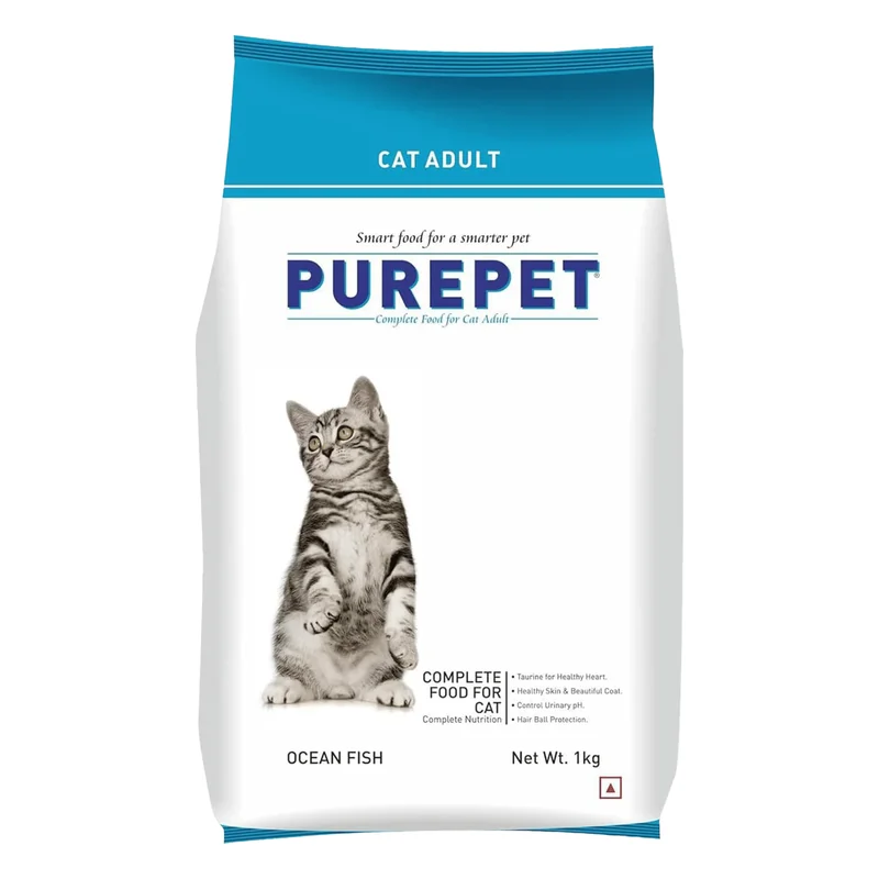 Purepet Adult Dry Cat Food - Ocean Fish