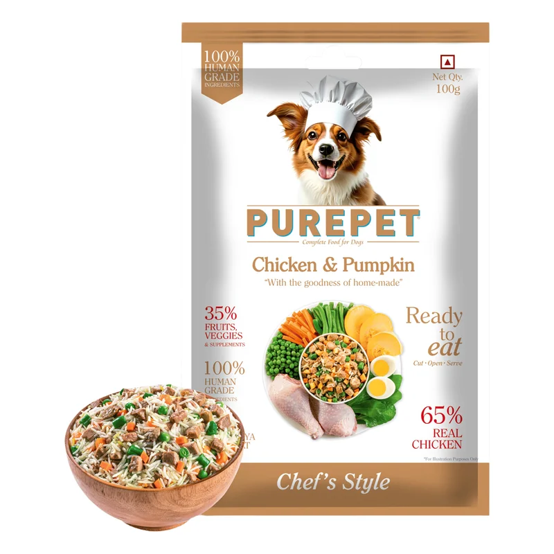 Purepet Chicken & Pumpkin Dog Food - Ready to Eat