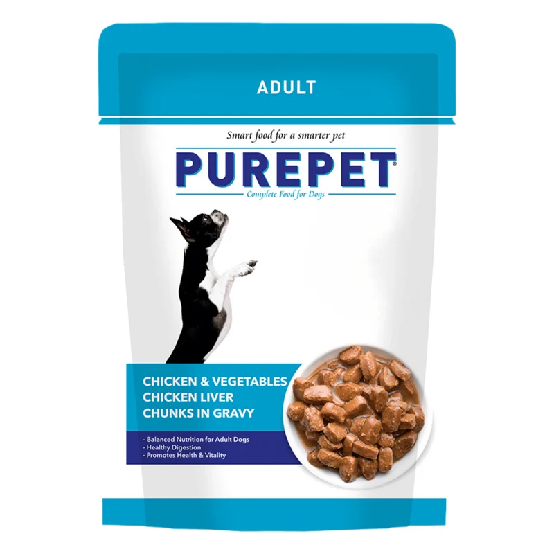 Purepet Chicken & Vegetable Chunks in Gravy Wet Dog Food