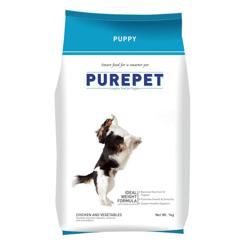 Purepet Puppy Dry Dog Food - Chicken & Vegetable
