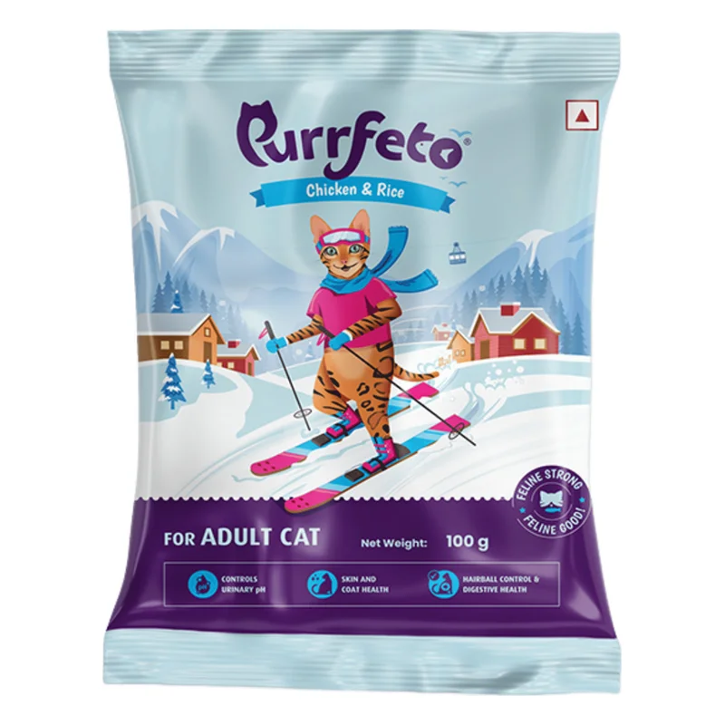 Purrfeto Adult Dry Cat Food - Chicken & Rice