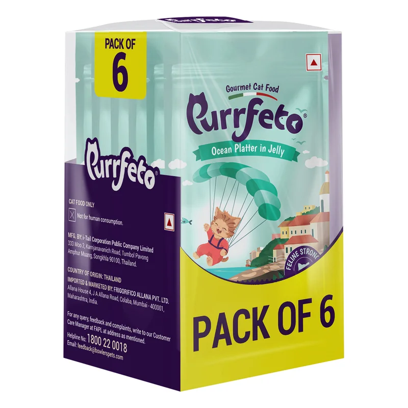Purrfeto Adult Wet Cat Food - Ocean Platter in Jelly