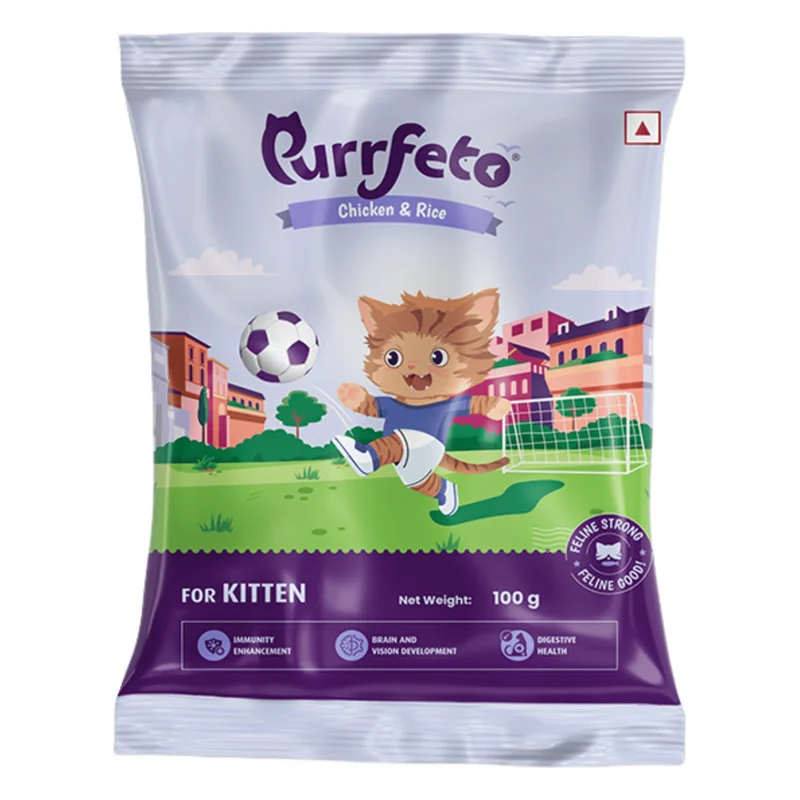 Purrfeto Kitten Dry Cat Food - Chicken & Rice