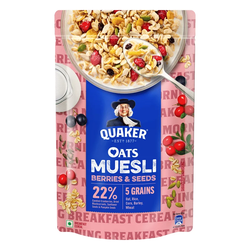 Quaker Oats Muesli - Berries & Seeds